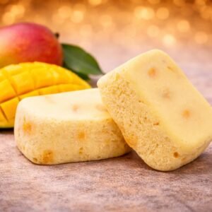 MANGO YOGURT ICECREAM
(آيسكريم صحّي مانغو مقرقش)