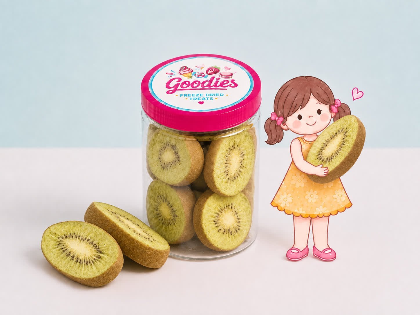 CRUNCHY UNPEELED GREEN KIW SNACK
كيوي أخضر مع القشر مقرقش