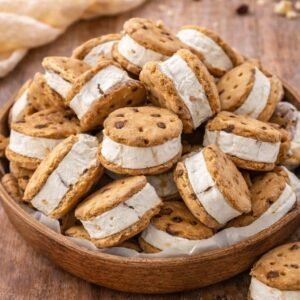 BELGIAN  CRUNCHY ICECREAM
( آيسكريم اوريو بلجيكي مقرقش بنكهة الفانيلا)