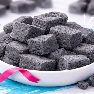 BLACK VANILLA ICECREAM
آيسكريم  بالفانيلا اسود مقرقش