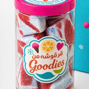 RASPBERRY BLUBERRY  CRUNCHY ICECREAM
آيسكريم الفراولة و التوت مقرقش