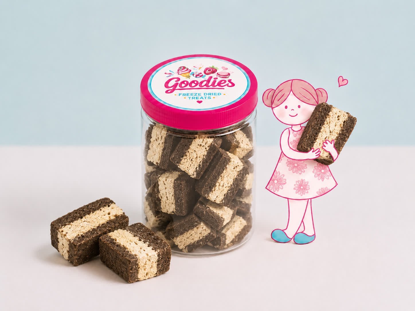 CHOCOLATE ICECREAM SANDWICH
آيسكريم سندويش بنكهة الشوكولا مقرقش