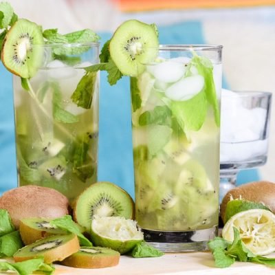 KIWI PINEAAPLE MOJITO(موجيتو الكيوي و الاناناس مقرقش)