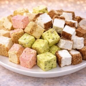 MIX CHEESCAKEتشيز كايك مكس بنكهة اللوتس،  الفراولة،  البيستاشيو، سان سابيستيان، توت، مانغو