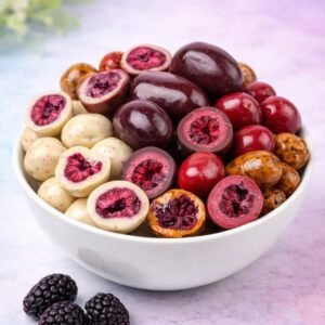 BLACKBERRY CHOCOLATEتوت مغطى بالشوكولا مقرقش