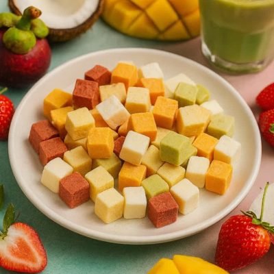 CRUNCHY HEALTHY ICECREAMآيسكريم بدون سكر مقرقش
