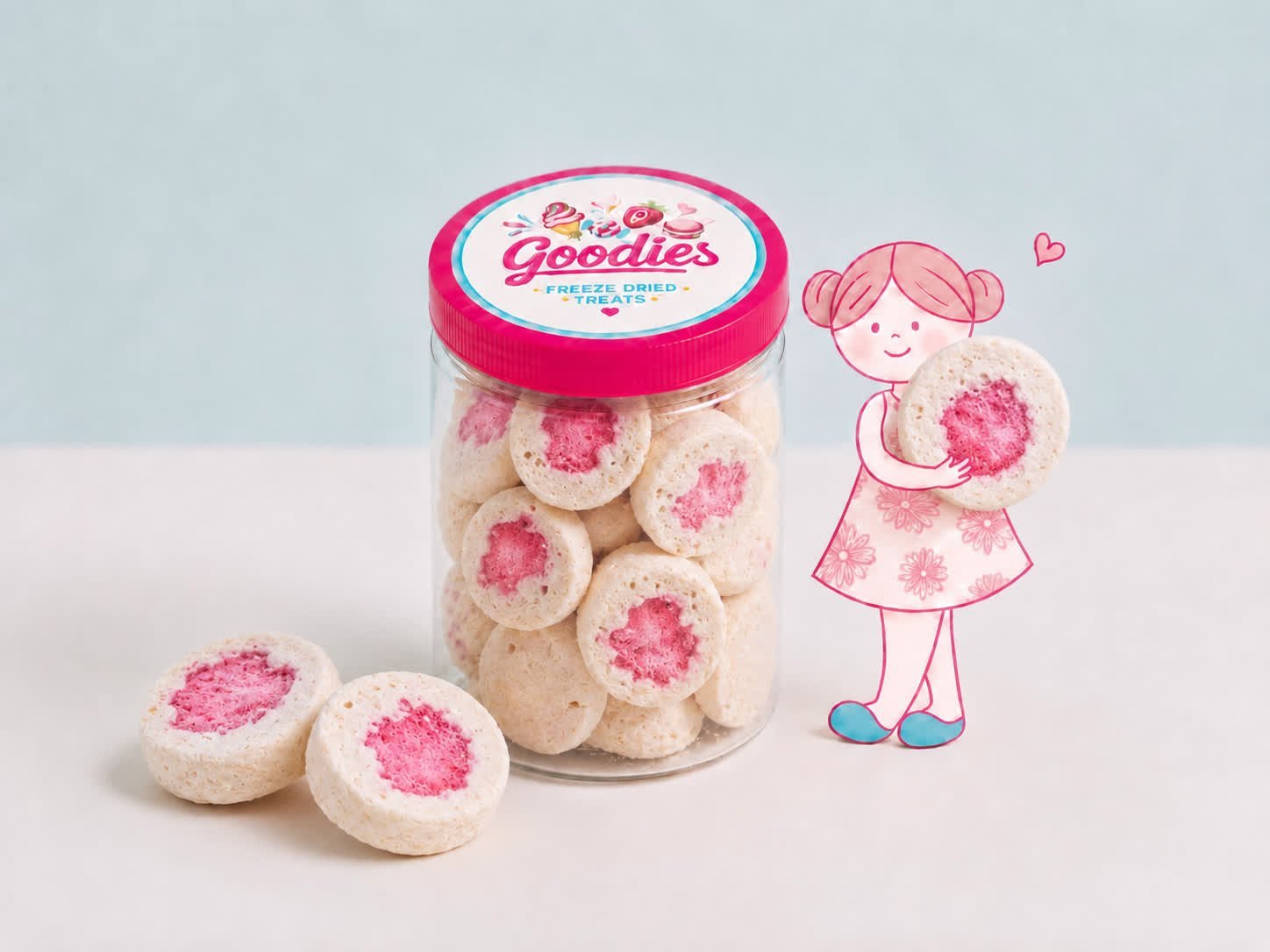 VANILLA STRAWBERRY ICY NO SUGAR ADDED
آيسكريم الفانيلا بروتين مع حبات الفراوالة بدون سكر مضاف