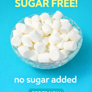 VANILLA CRUNCHY MARSHMALLOW
مرشمللو الفانيلا بدون سكر مضاف مقرقش