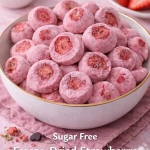NO SUGAR ADDED STRAWBERRY ICY
آيسكريم الفراولة بدون سكر مقرقش