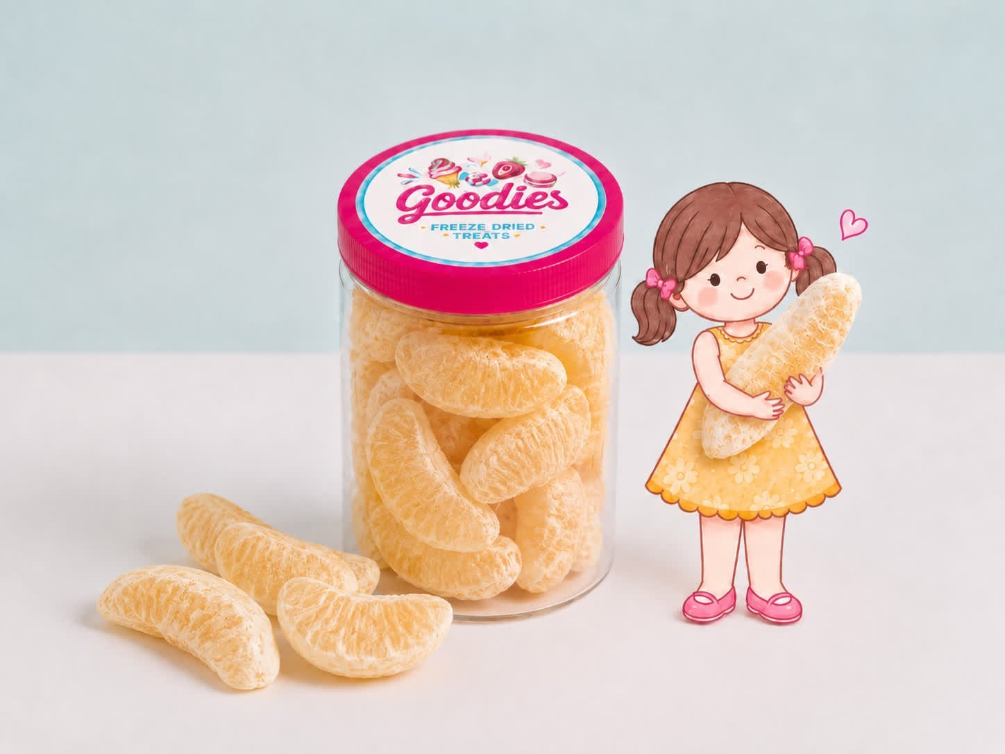 CRUNCHY PEELED ORANGE SNACK
برتقال بدون قشر مقرقش