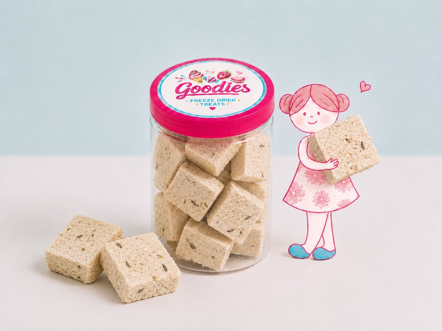 PREMIUM FREEZE-DRIED TAHINI HALVA
حلاوة طحينية فاخرة مقرقشة