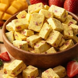 MANGO STRAWBERRT CRUNCHY ICY
آيسكريم المانغو مع حبات الفراولة مقرقش