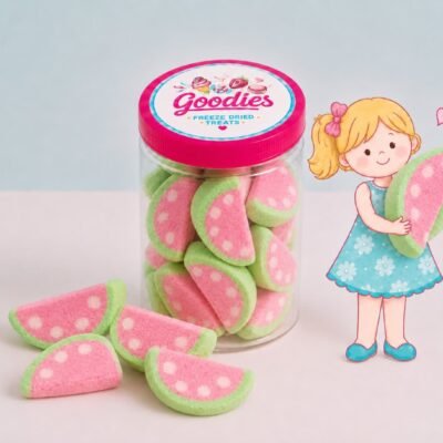 WATERMELON MARSHMALLOW CRUNCHY CANDY SNACK
مارشمللو البطيخ مقرقش