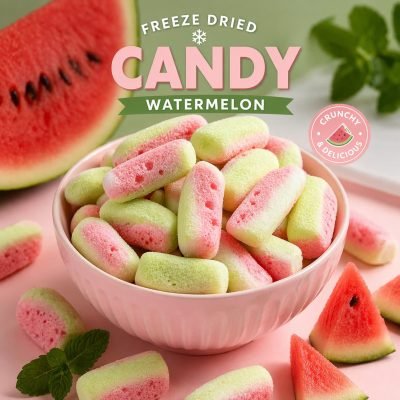 CRUNCHY WATERMELON CANDY
كاندي البطيخ مقرقش