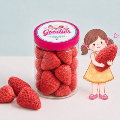 CRUNCHY SWEET STRAWBERRY SNACK
فراولة حلوة مقرقشة