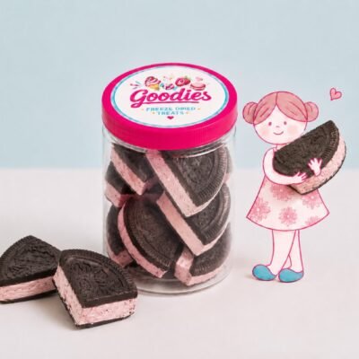 STRAWBERRY OREO CRUNCHY ICY
آيسكريم اوريو الفراولة مقرقش