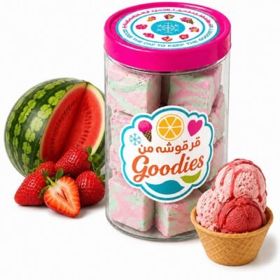 STRAWMELON CRUNCHY ICECREAM
آيسكريم البطيخ و الفراولة مقرقش
