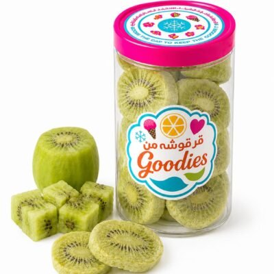 CRUNCHY PEELED KIWI SNACK
كيوي أخضر بدون قشر مقرقش