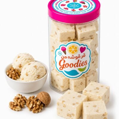 CRUNCHY VANILLA WALNUT ICY
آيسكريم الفانيلا مع حبات الجوز مقرقش