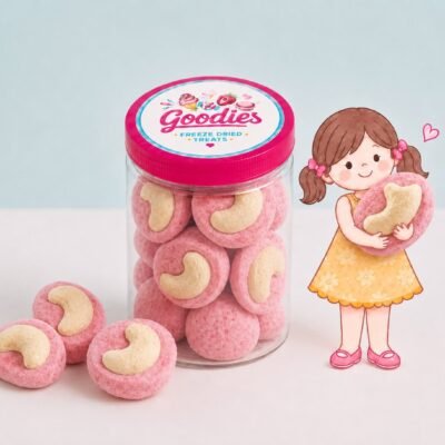 CRUNCHY STRAWBERRY CASHEW SNACK
فراولة بالكاجو مقرقش